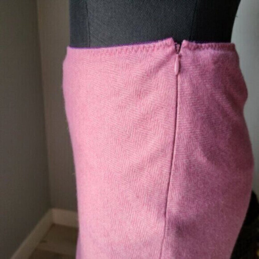 GAP Pink Tweed Skirt Sz 0 - Picture 4 of 11